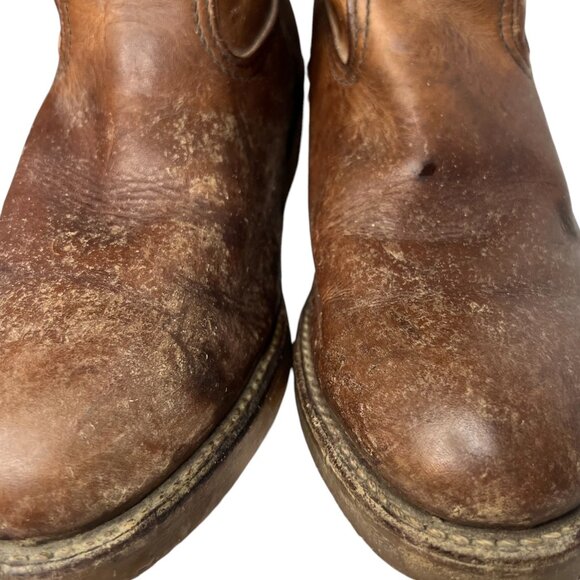 Vintage 391 RED WING SHOES 8.5 EE Steel Toe Work Boots Wide Width Vertical Tag - Picture 8 of 9